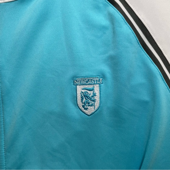 FJ FootJoy Full Zip Golf LS Jacket Women XL Teal Blue White Newcastle Golf Club - Picture 4 of 7